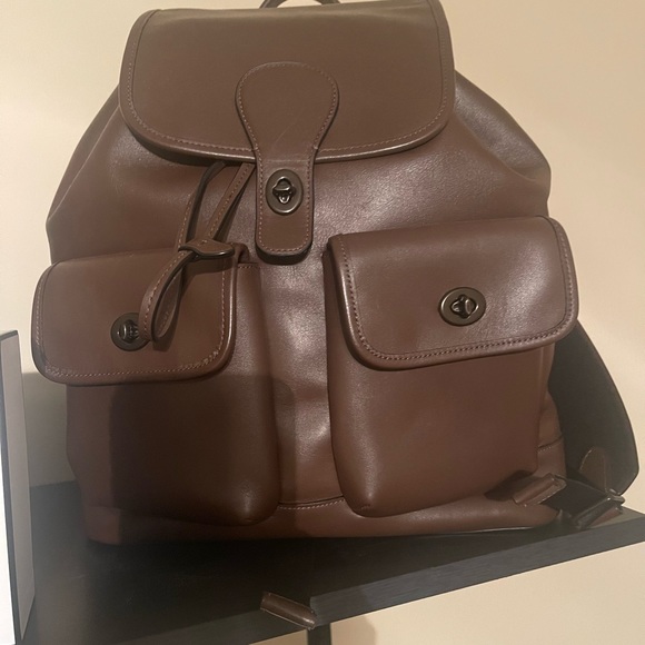 Coach backpack( leather) 10 1/2 “ (L) x 16 1/2 “ (H) x6 “ (W) - Picture 10 of 10